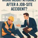 When to Contact a Work Injury Attorney After a Job-Site Accident